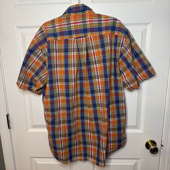 Orvis Men's Multicolor Plaid Madras Shirt 100% Cotton Size Large GUC - Picture 3 of 7
